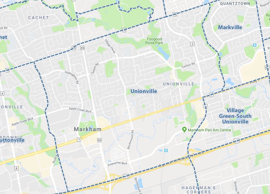 map of unionville