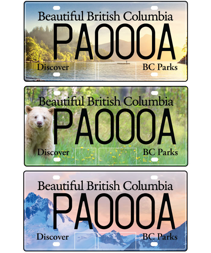 bc parks license plates