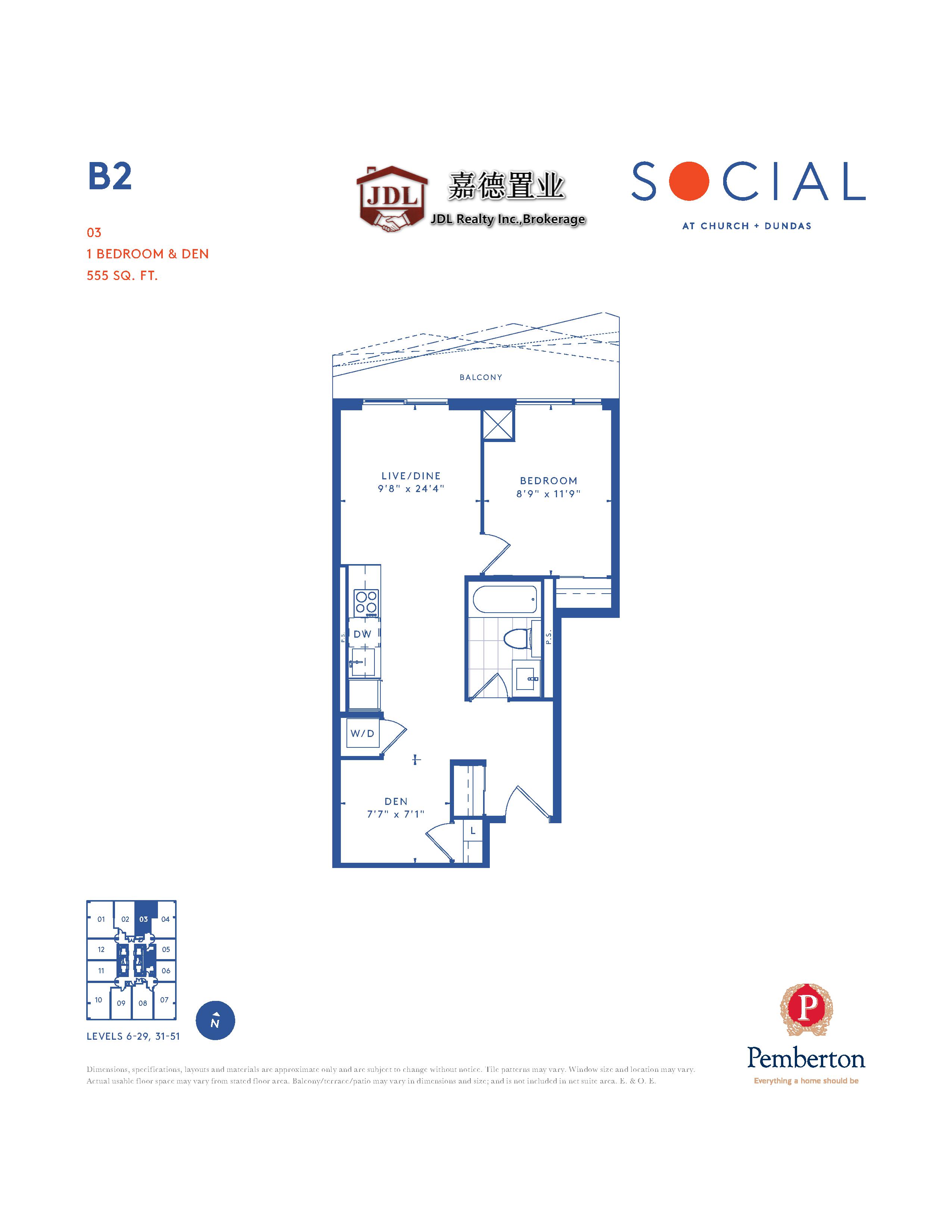 Social Tower floor plan 1 4