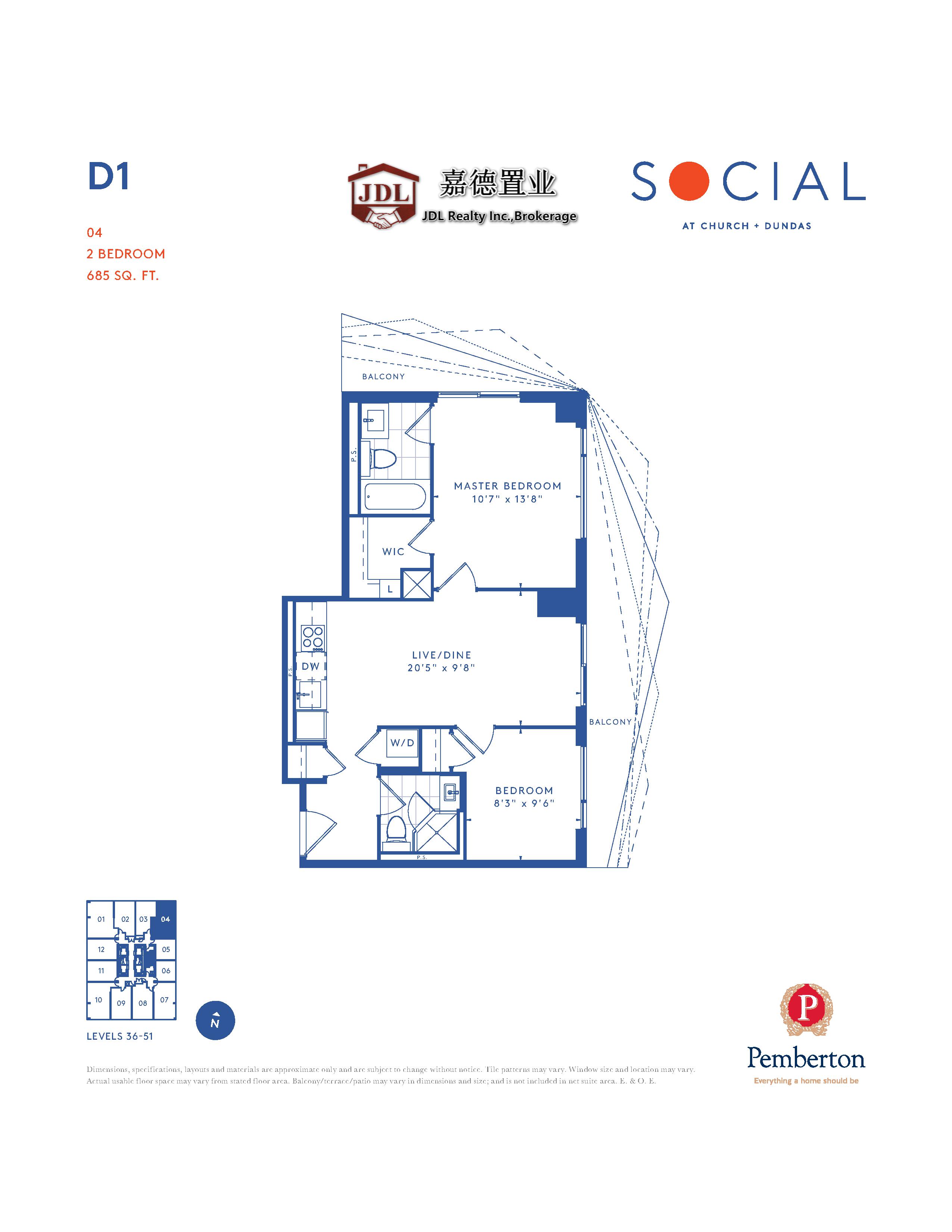 Social Tower floor plan 1 5